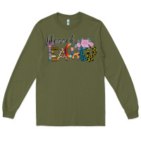 Army Green Blessed Teacher Long Sleeve Tee - Bettercallsaul