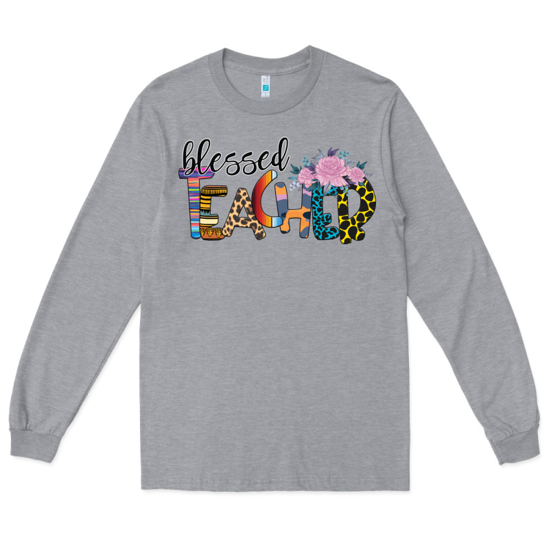 Blessed Teacher Long Sleeve Tee by Bettercallsaul | Teevron
