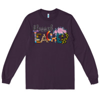 Plum Blessed Teacher Long Sleeve Tee - Bettercallsaul