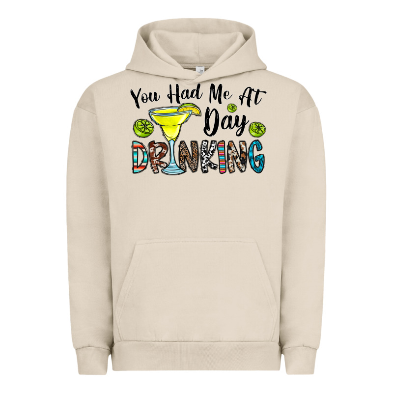 You Had Me At Day Drinkg Urban Hoodie by CowhideDigitalArt | Teevron