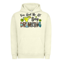 Pigment Pistachio you had me at day drinkg Urban Hoodie - CowhideDigitalArt