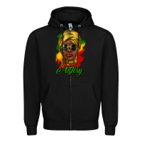 Black I am Black History Zipper Hoodie - HowdyJamesFarm