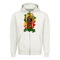 Oatmeal Heather I am Black History Zipper Hoodie - HowdyJamesFarm