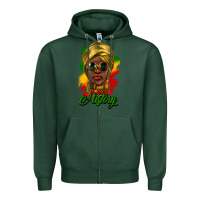 Sports Green I am Black History Zipper Hoodie - HowdyJamesFarm