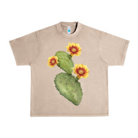 French Oak Opuntia Phaeacantha Cactus Urban Heavy Tee - LillyAllenDesigns