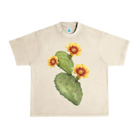 Sandshell Opuntia Phaeacantha Cactus Urban Heavy Tee - LillyAllenDesigns