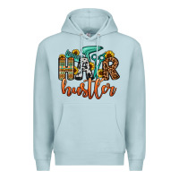 Blue Mist hair hustler Premium Hoodie - OliviaCreatesArt