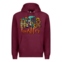 Burgundy hair hustler Premium Hoodie - OliviaCreatesArt