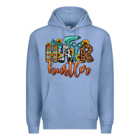 Colony Blue hair hustler Premium Hoodie - OliviaCreatesArt