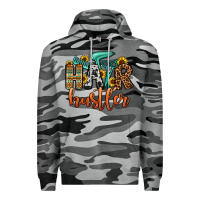 Slate Camo hair hustler Premium Hoodie - OliviaCreatesArt