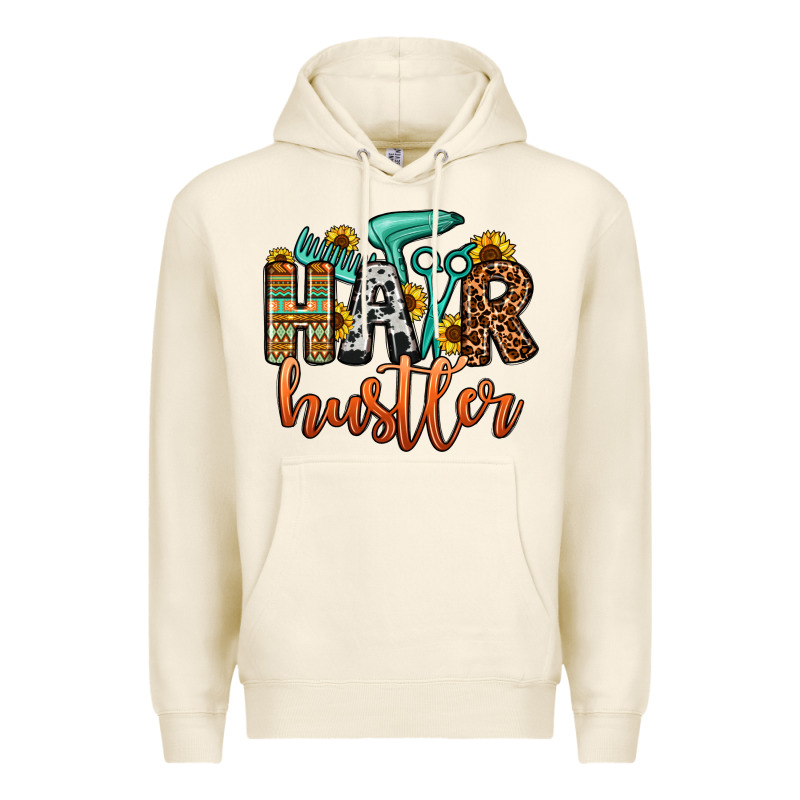 Hair Hustler Premium Hoodie by OliviaCreatesArt | Teevron