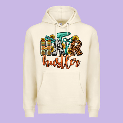 Hair Hustler Premium Hoodie Designed By Oliviacreatesart