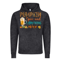 Vintage Black pumpkin spice and everything nice Vintage Hoodie - BundleAndBundleShop