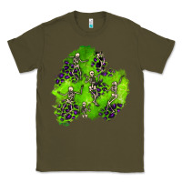 Army Green halloween patch 3 Classic Tee - BundleAndBundleShop