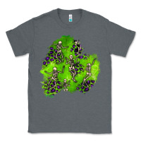 Charcoal Heather halloween patch 3 Classic Tee - BundleAndBundleShop