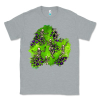 Heather Grey halloween patch 3 Classic Tee - BundleAndBundleShop