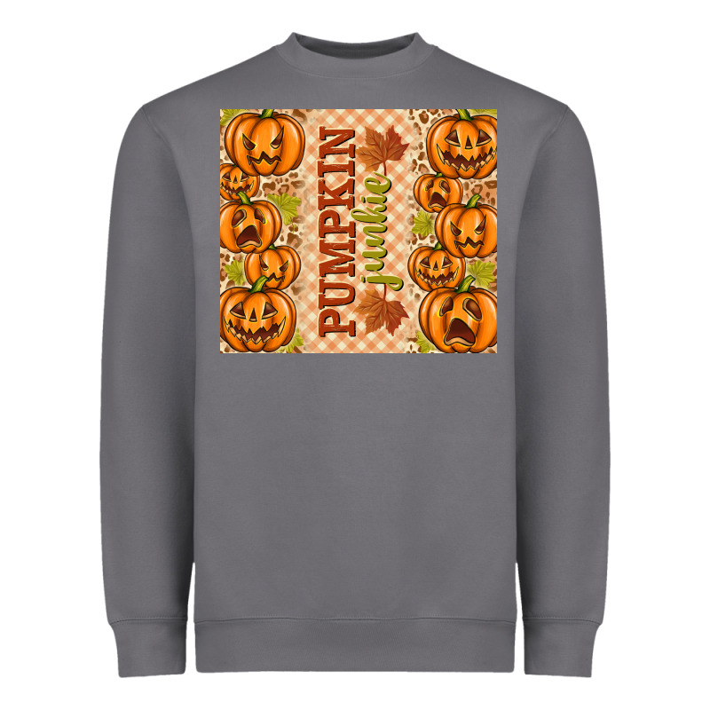 Fall Pumpkin Junkie Heavyweight Sweatshirt by texasbilliewilder | Teevron