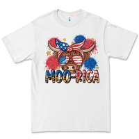 White moo rica Premium Tee - MaliasSmallBusiness