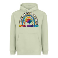 Matcha Autism Awareness rainbow Heavyweight Hoodie - FaDigitalArtStudio