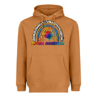 Meerkat Autism Awareness rainbow Heavyweight Hoodie - FaDigitalArtStudio