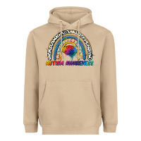 Mushroom Autism Awareness rainbow Heavyweight Hoodie - FaDigitalArtStudio