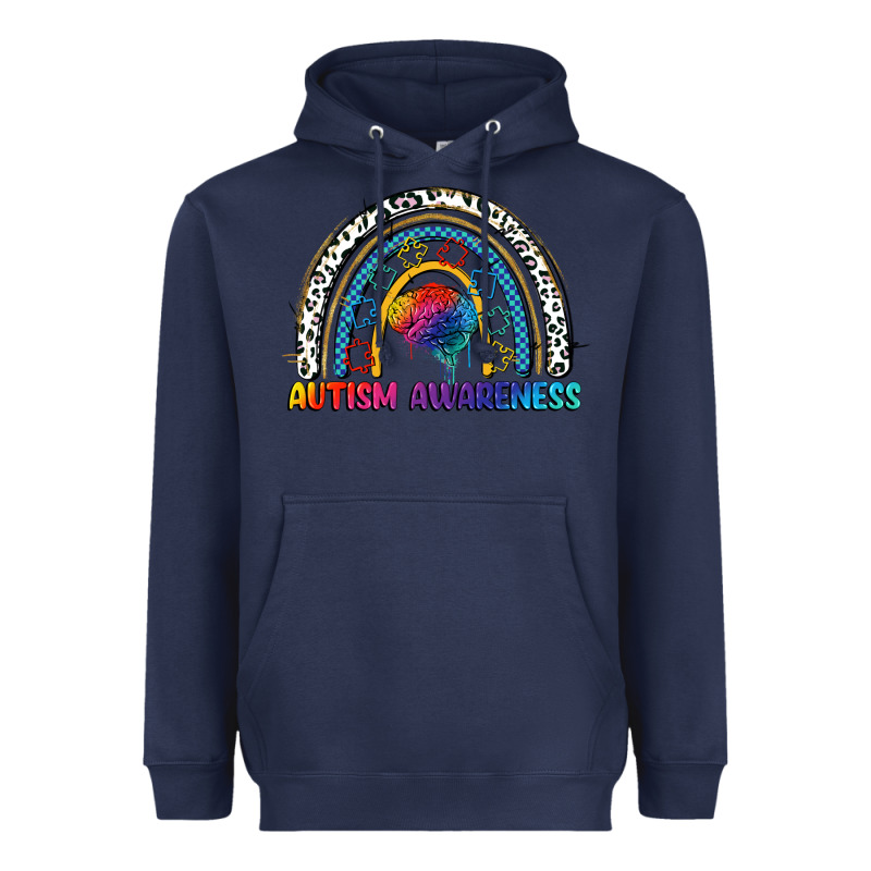 Autism Awareness Rainbow Heavyweight Hoodie by FaDigitalArtStudio | Teevron