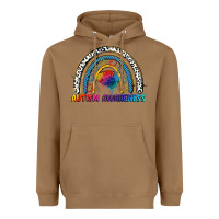 Toasted Coconut Autism Awareness rainbow Heavyweight Hoodie - FaDigitalArtStudio