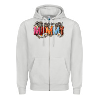 Dove Grey Blessed to be called mammy Zipper Hoodie - CowGirlArtShop