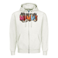 Oatmeal Heather Blessed to be called mammy Zipper Hoodie - CowGirlArtShop