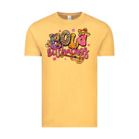 Vintage Mustard hola bitchachos mexico cinco de mayo Vintage Tee - LillyAllenDesigns