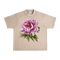 French Oak Peony Flower Illustrations Urban Heavy Tee - LillyAllenDesigns