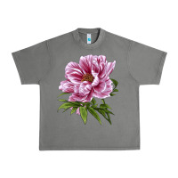 Tornado Peony Flower Illustrations Urban Heavy Tee - LillyAllenDesigns