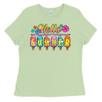 Matcha hello summer popsicles Ladies Tee - Jasminsmagicworld