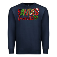 Navy Santa's Favorite Premium Sweatshirt - BundleAndBundleShop