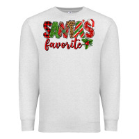 Oatmeal Heather Santa's Favorite Premium Sweatshirt - BundleAndBundleShop