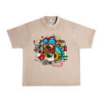 French Oak Christmas sunflower gemstone nurse Urban Heavy Tee - JahusDesignShop
