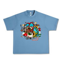 Pebble Blue Christmas sunflower gemstone nurse Urban Heavy Tee - JahusDesignShop