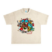 Sandshell Christmas sunflower gemstone nurse Urban Heavy Tee - JahusDesignShop