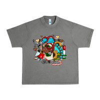 Tornado Christmas sunflower gemstone nurse Urban Heavy Tee - JahusDesignShop