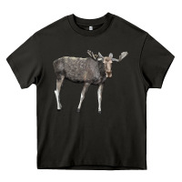 Asphalt Moose Buck Deer Heavy Core Tee - LillyAllenDesigns