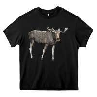 Black Moose Buck Deer Heavy Core Tee - LillyAllenDesigns