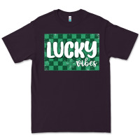 Plum lucky vibes Premium Tee - MaliasSmallBusiness