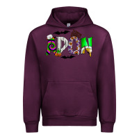 Mauve Wine adon Urban Hoodie - CowhideDigitalArt