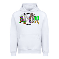 White adon Urban Hoodie - CowhideDigitalArt