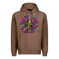 Chestnut mardi gras sunflower Premium Hoodie - OliviaCreatesArt