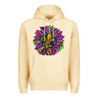 Pina Colada mardi gras sunflower Premium Hoodie - OliviaCreatesArt