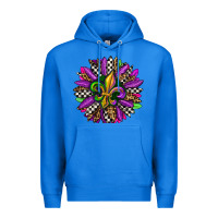 True Royal mardi gras sunflower Premium Hoodie - OliviaCreatesArt