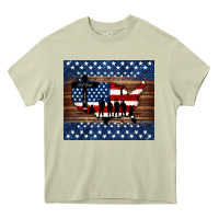 Mossy god bless america american flag tumbler Heavy Core Tee - Jasminsmagicworld