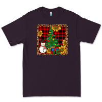 Plum snowman trees coaster Premium Tee - JahusDesignShop