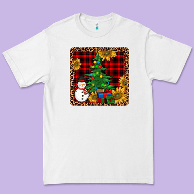 Snowman Trees Coaster Premium Tee Designed By Jahusdesignshop